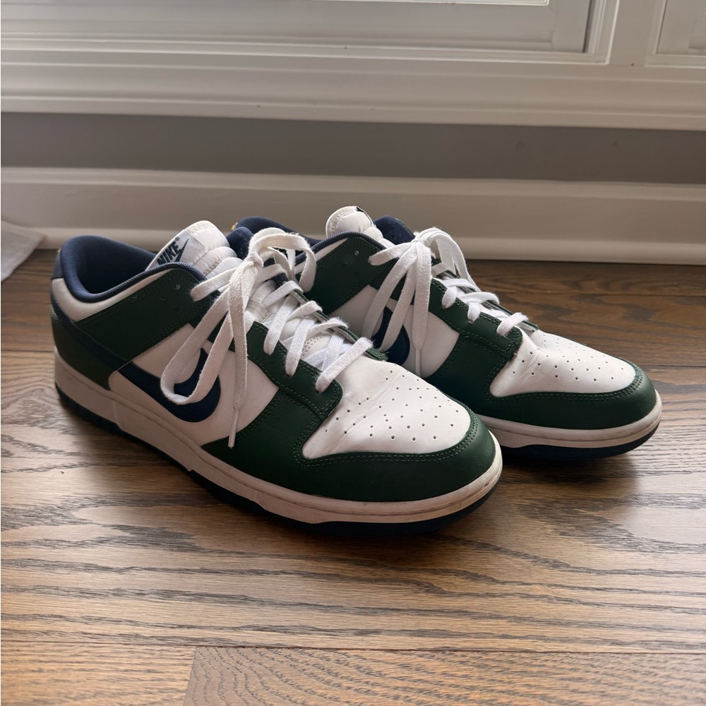 💚💙 Nike Dunk Low – Fir Midnight Navy 💚💙